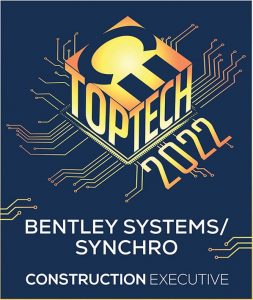 SYNCHRO 2022 top product in the “Project Management, Collaboration and Scheduling” category, Construction Executive´s publication