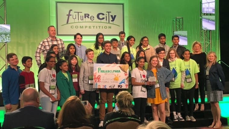 kids at future city competition