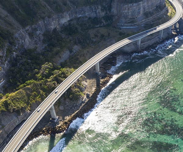 Sea Cliff Bridge Coastal Drive