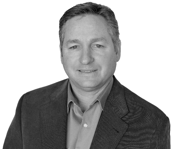 a black and white headshot portrait of John Barone