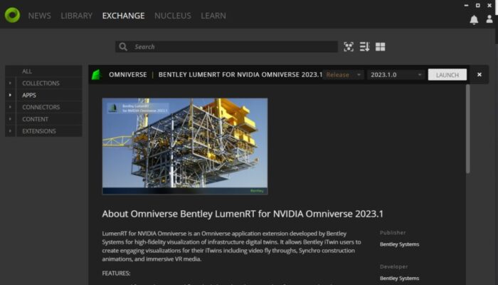 NVIDIA Omniverse Screen