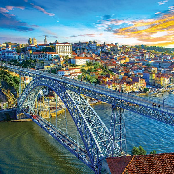 bridge going into city of Porto, Portugal | Bentley Systems | Infrastructure Engineering Software Company bridge going into city of Porto, Portugal