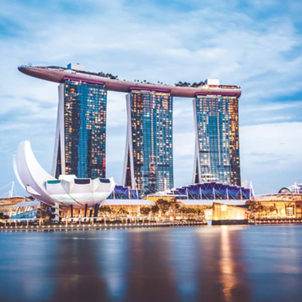 View of buildings in Singapore | Bentley Systems | Infrastructure Engineering Software Company View of buildings in Singapore