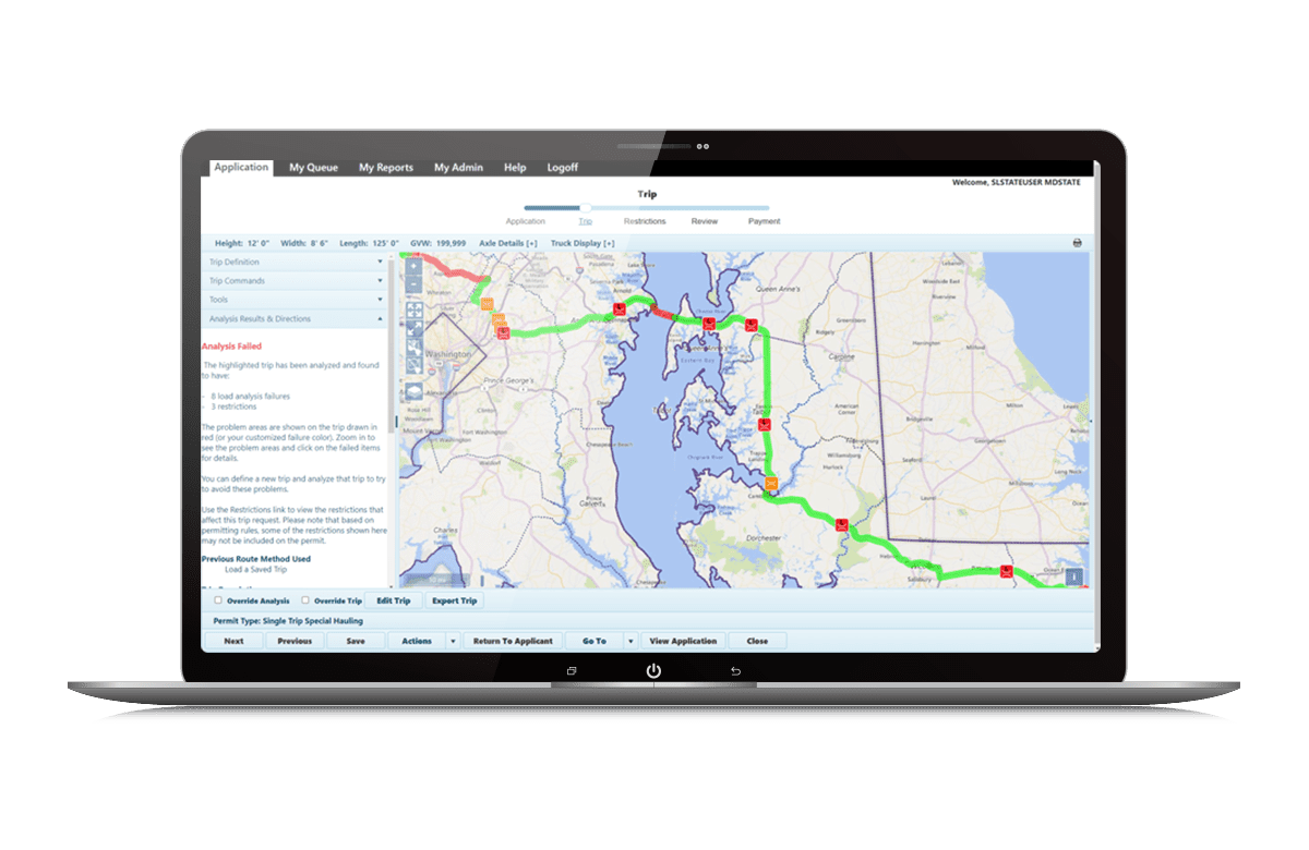 SUPERLOAD analyze screen