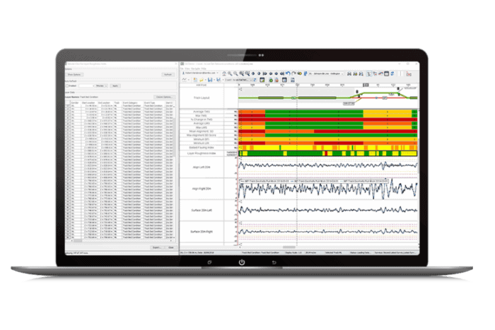 Computer Screen of big data