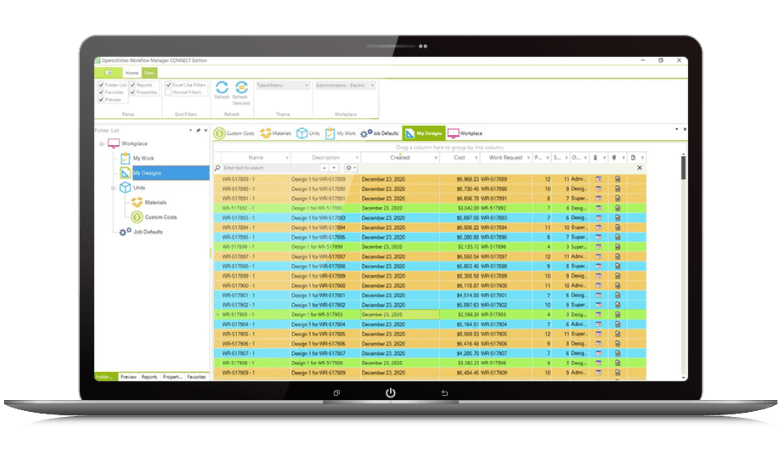 OpenUtilities designer screen 2