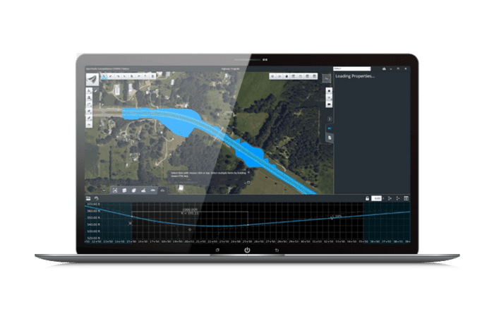 OpenRoads ConceptStation screen showing contextual information