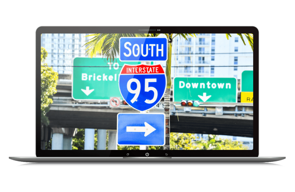 OpenRoads SignCAD screen
