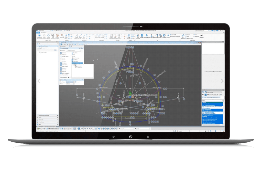 OpenTunnel software laptop screen