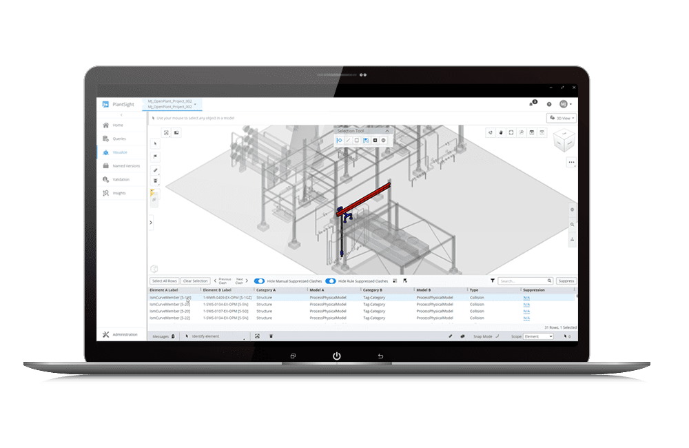 plantsight deliver capital projects screen