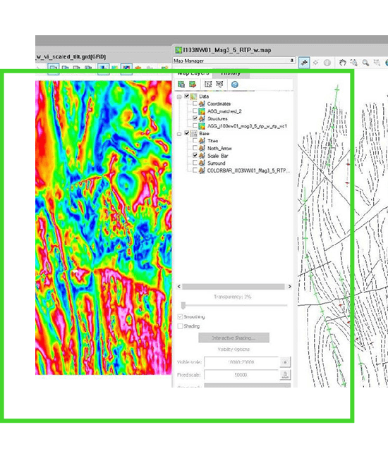 A computer screen with a green screen showing a map. | Bentley Systems | Infrastructure Engineering Software Company A computer screen with a green screen showing a map.