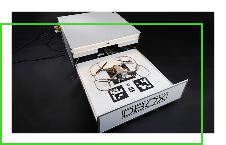 computer generated rendering of a drone used for surveying and monitoring